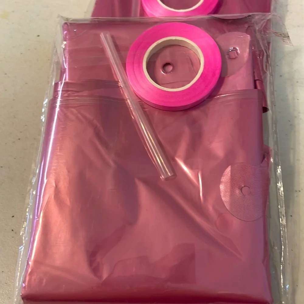 NWT 40” Macaron Pink #30 Balloons With Ribbon